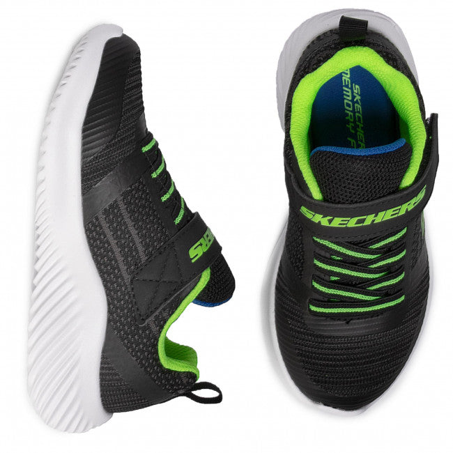 Skechers scarpa da bambino 98302L/BLLM nero lime
