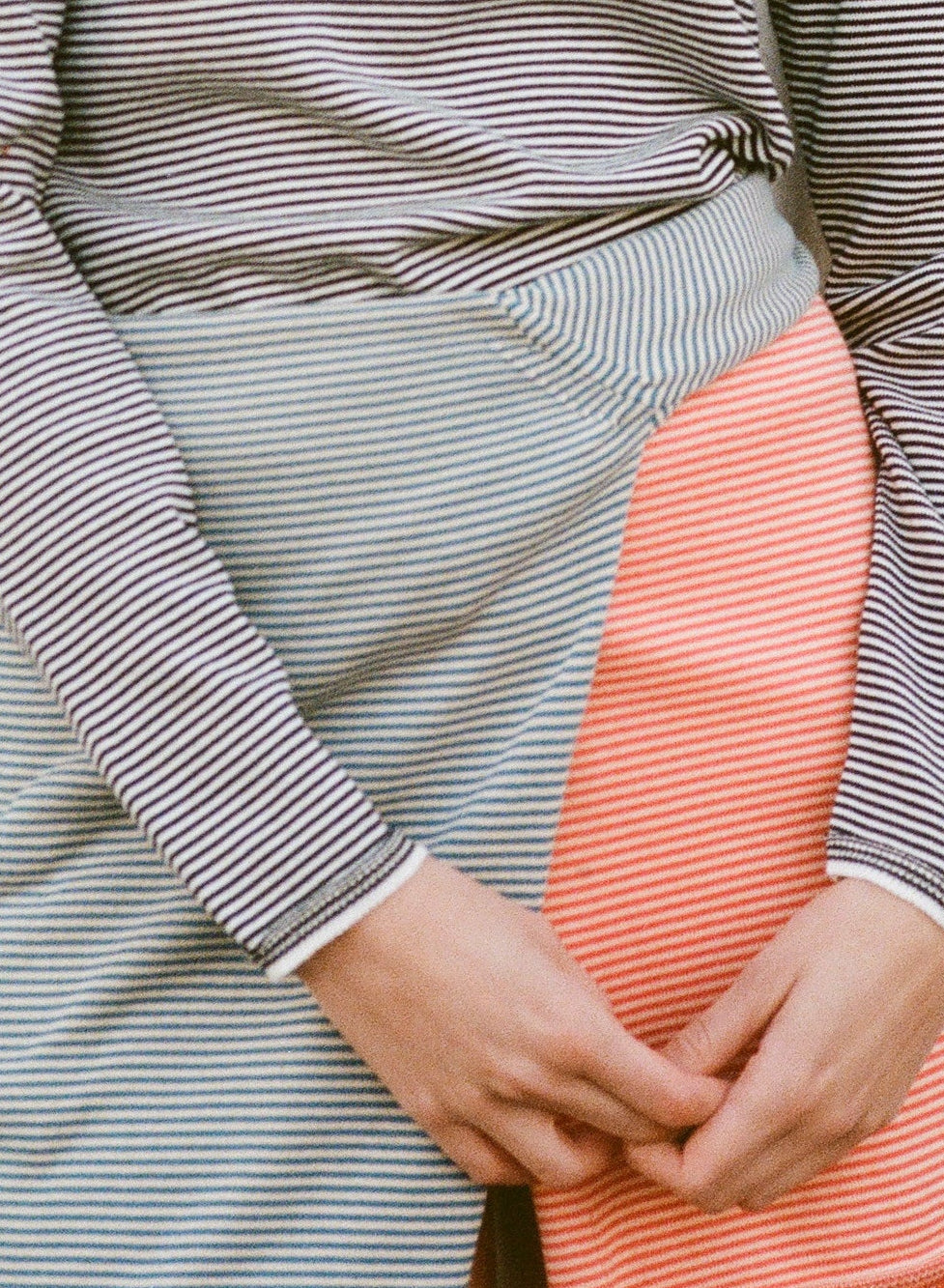 Pima Cotton Striped Crewneck