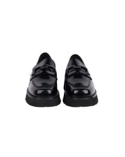 MOCASSINO CON MORSETTO NERO
