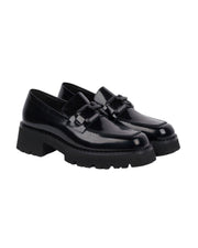 MOCASSINO CON MORSETTO NERO