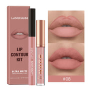 Makeup No Stain On Cup Matte Lip Gloss Suit