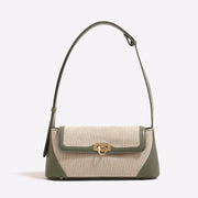 Contrast Color New One Shoulder Fashionable All-match Women Bag