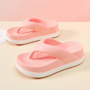 Women's Platform Height Increasing Flip Flops Casual Non-slip