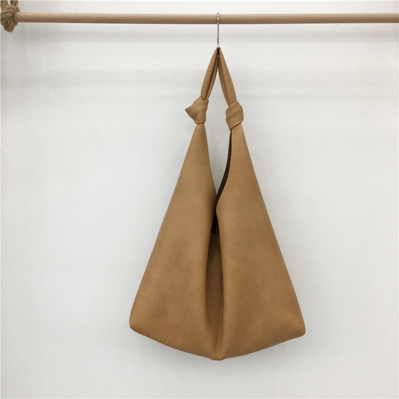 Borsa tote capiente a spalla in morbido PU, stile semplice e versatile