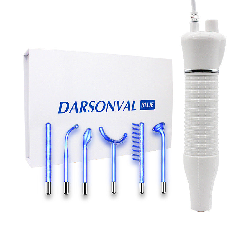 Blue Light High Frequency Electro-therapy Apparatus 6-piece Set