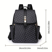 Versatile Multi-layer Large Capacity Travel Backpack, Casual Women's Backpack, Simple Trend College Daily Commuting Backpack