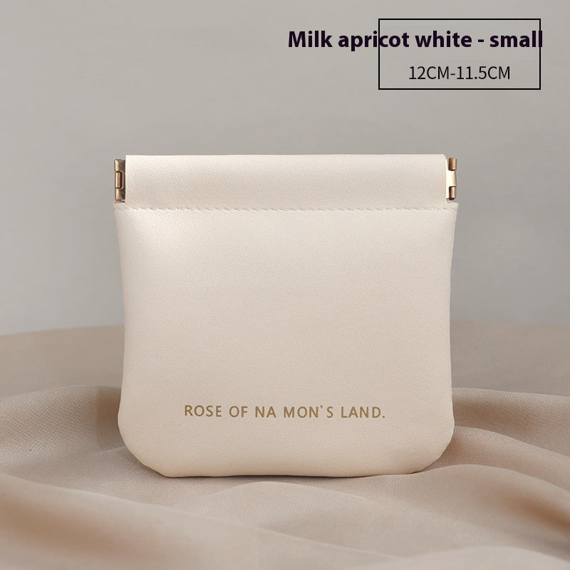 New Camellia Classic Style Hand-held Cosmetic Bag Large Capacity Good-looking Portable