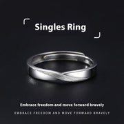 Hip Hop Men's Ring Retro Easy Matching Adjustable