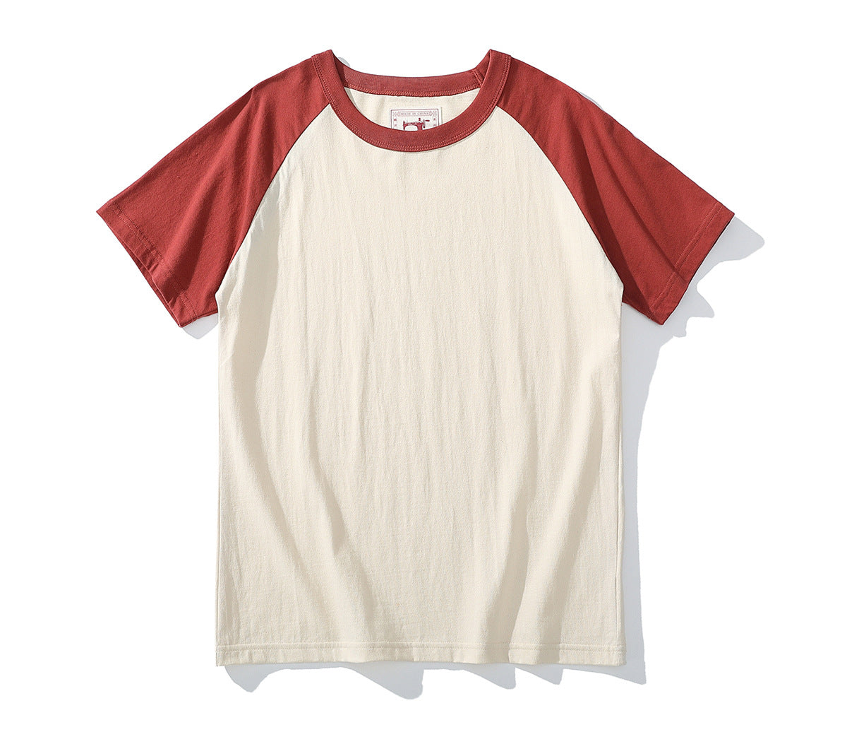Spring And Summer Raglan Sleeve Casual Short Sleeve Retro T-shirt