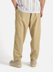 Pantaloni Pleated Track Uomo Sand