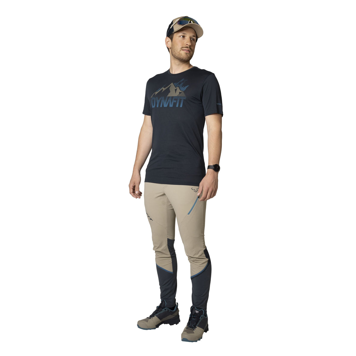 T-shirt Transalper Graphic Uomo Blueberry