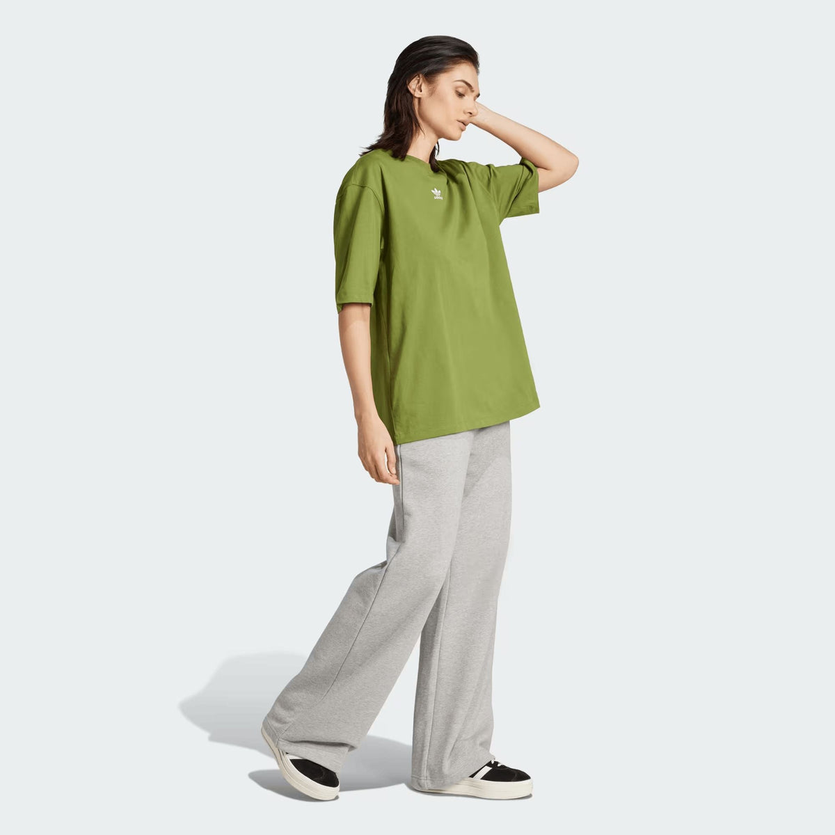 T-shirt Essentials Boyfriend Donna Tech Olive