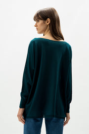 Extra Fine Merino Oversized Boat Neck