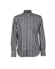 CAMICIA SLIM GIO' BLU E MORO