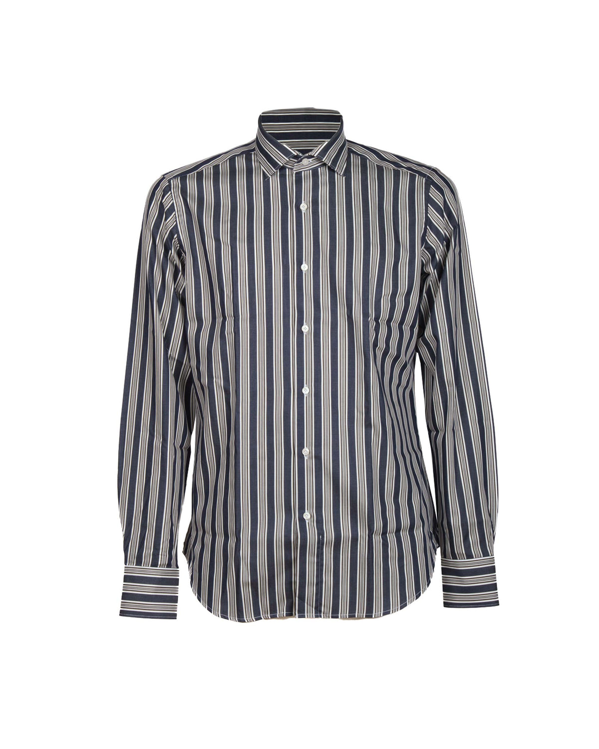 CAMICIA SLIM GIO' BLU E MORO