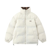 Double-sided Wear Double-sided Wear Plaid Stand Collar Cotton-padded Coat