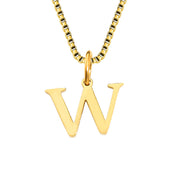 26 English Letter Necklace Titanium Steel Women's