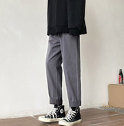 Men's Solid Color Loose Casual Pants