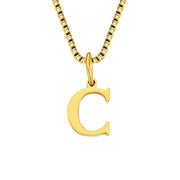 26 English Letter Necklace Titanium Steel Women's
