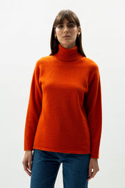 Cashmere Mix Turtleneck Sweater