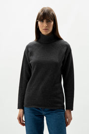Cashmere Mix Turtleneck Sweater