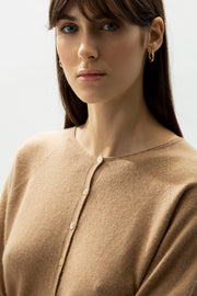 Cashmere Mix Cropped Cardigan