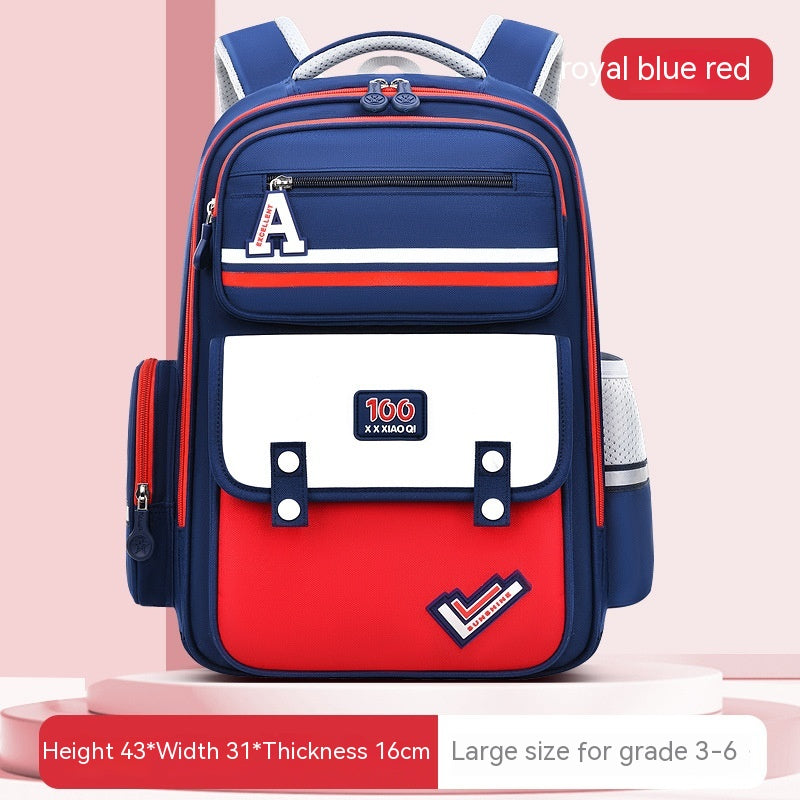 New Student Schoolbag Waist And Spine Protection Burden Reduction Children Backpack