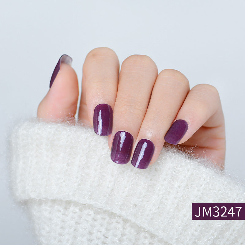 Semi-curing Gel Nail Sticker