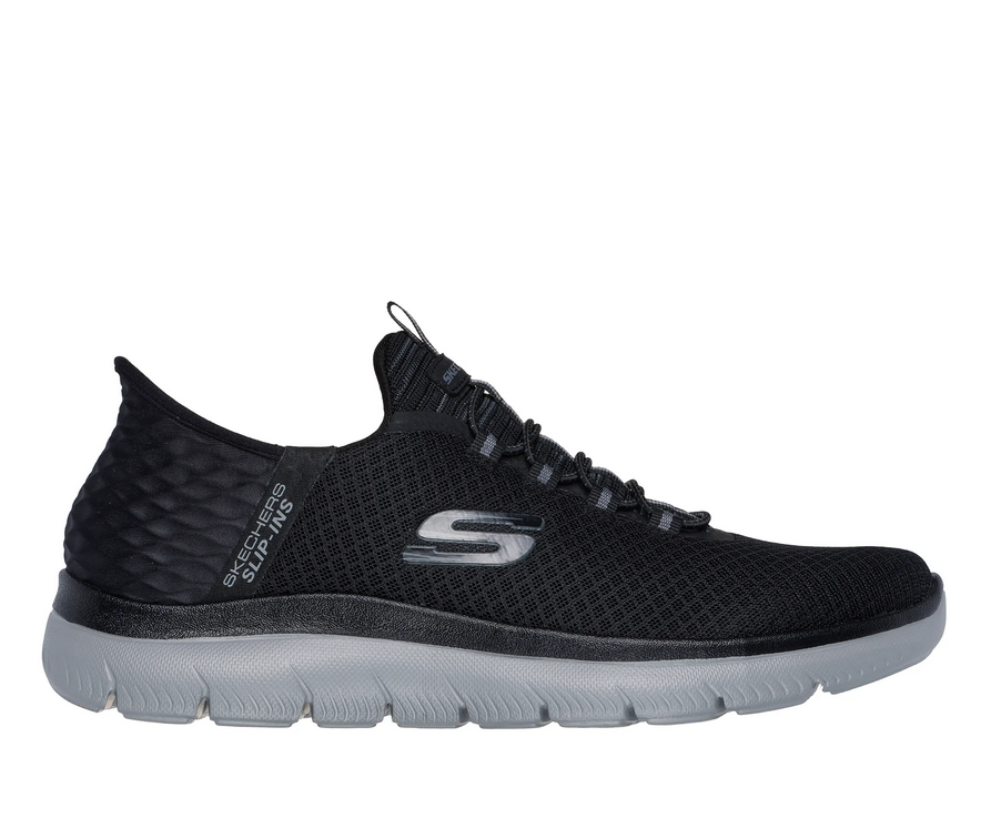 Skechers Slip-ins Summits 232457 BKCC Uomo Nero Carbone - Sneakers Slip-ins