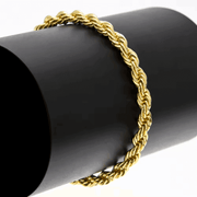 Bracciale A Mio Figlio - Corda Oro