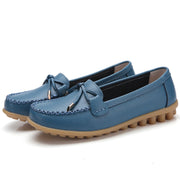 Women's Casual Flat Two-layer Cowhide Gommino