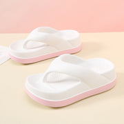 Women's Platform Height Increasing Flip Flops Casual Non-slip