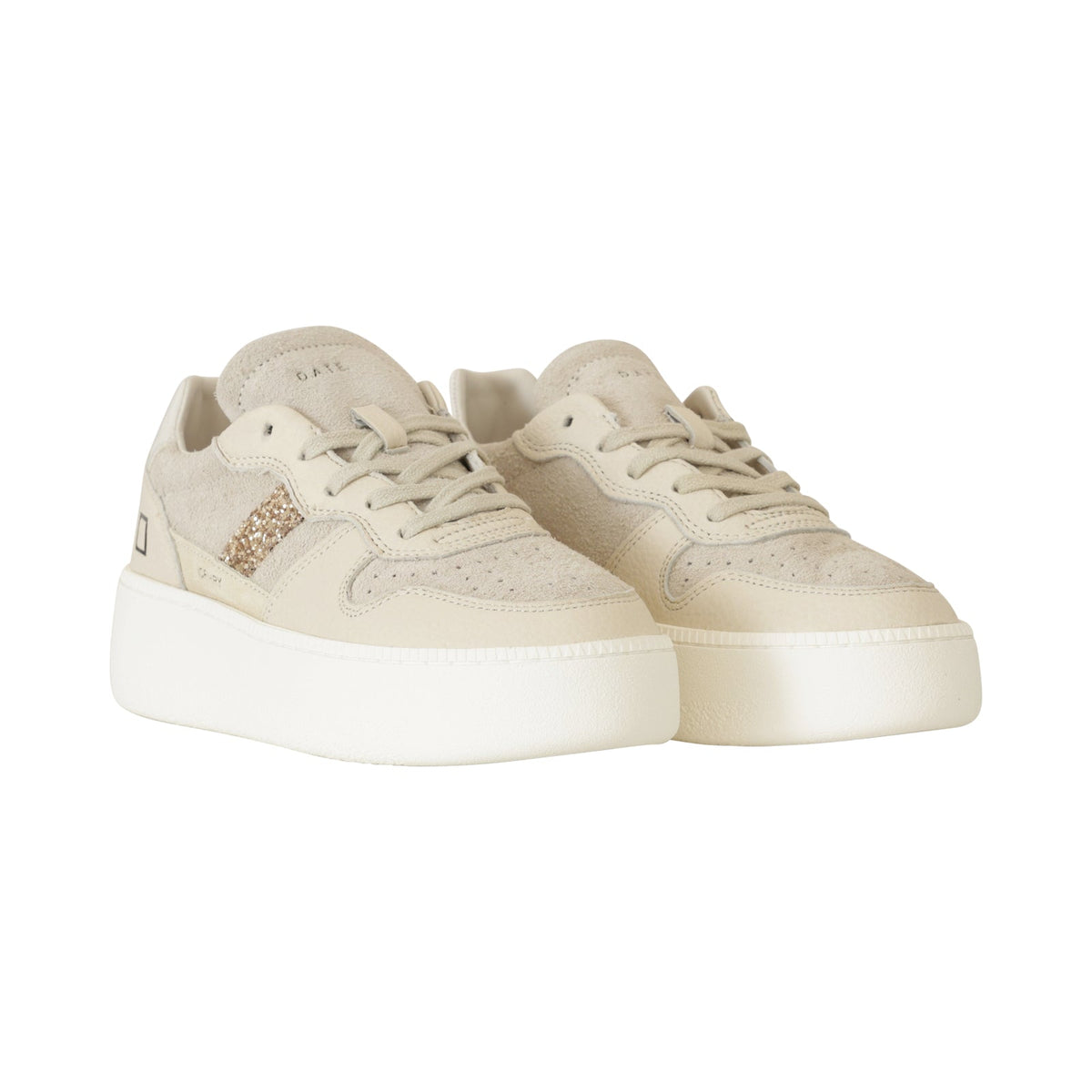 SNEAKERS COURT PLATFORM BEIGE
