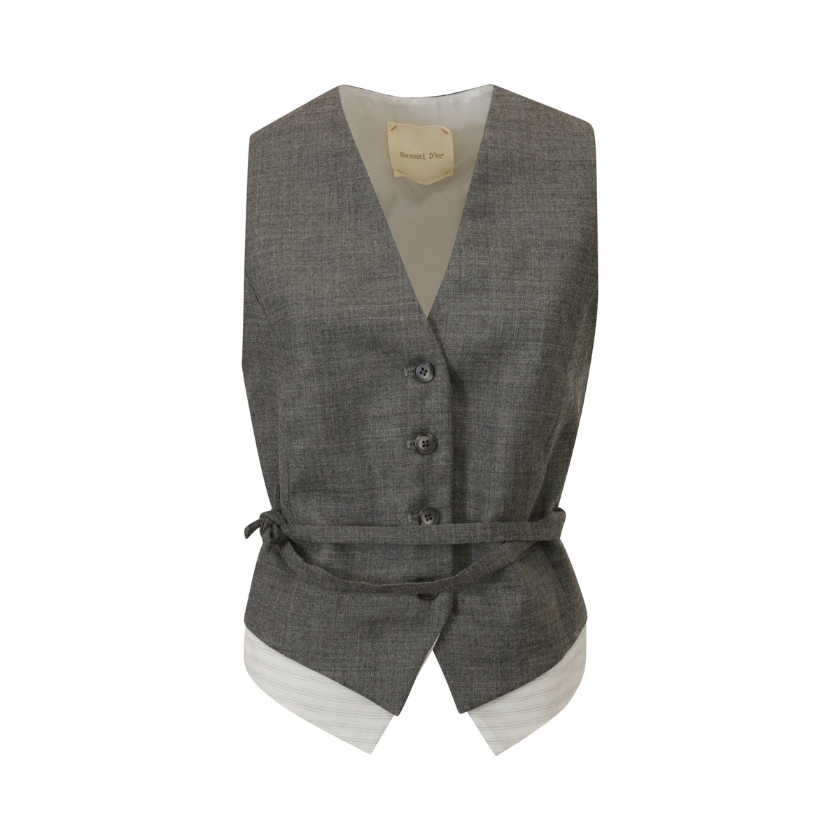 GILET TECLA GRIGIO
