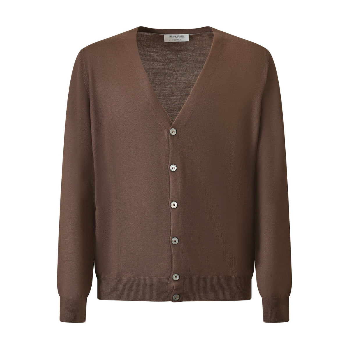 CARDIGAN MARRONE