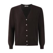 CARDIGAN MARRONE