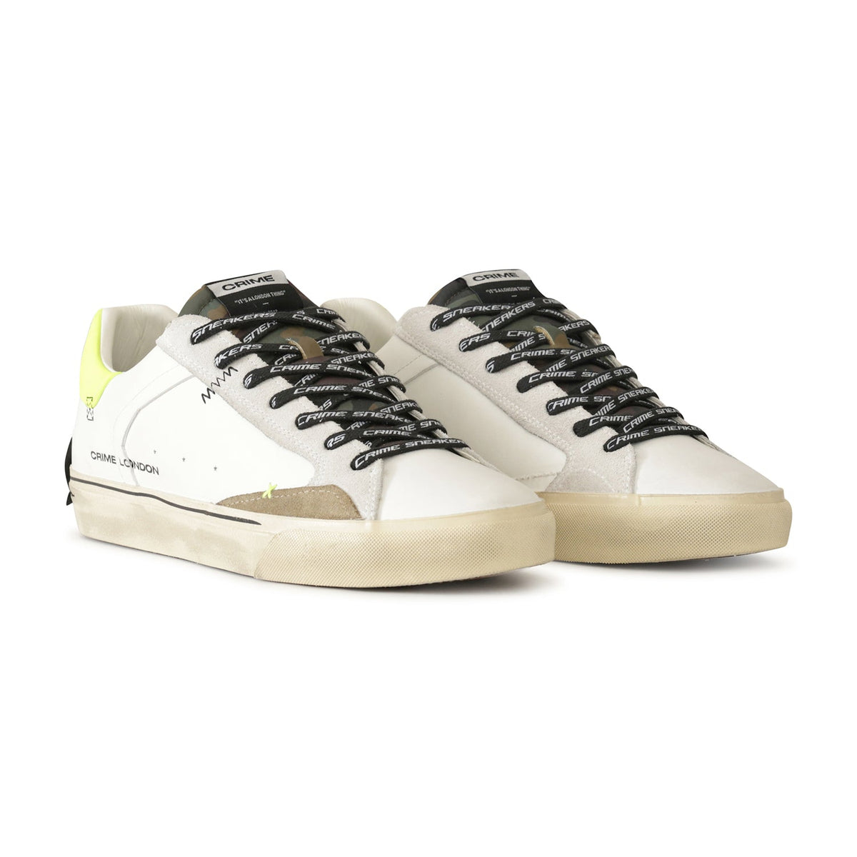 SNEAKERS DISTRESSED BIANCA