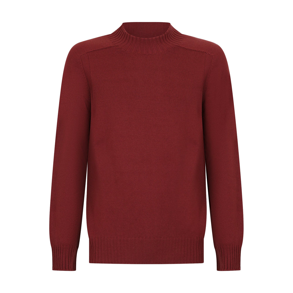 MAGLIA LUPETTO MATTONE