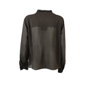 BLUSA URLO MARRONE