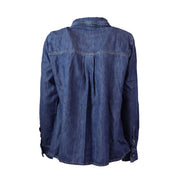 CAMICIA BUSSOLA IN DENIM BLU JEANS