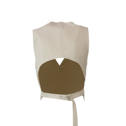 GILET FIAMMA AVORIO