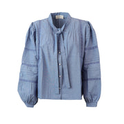CAMICIA GHIANDOLA AZZURRA