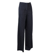 PANTALONE WIDELEG BLU E BIANCO