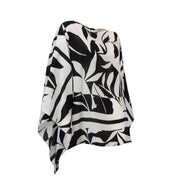 PONCHO TAMBUTO NERO E BIANCO