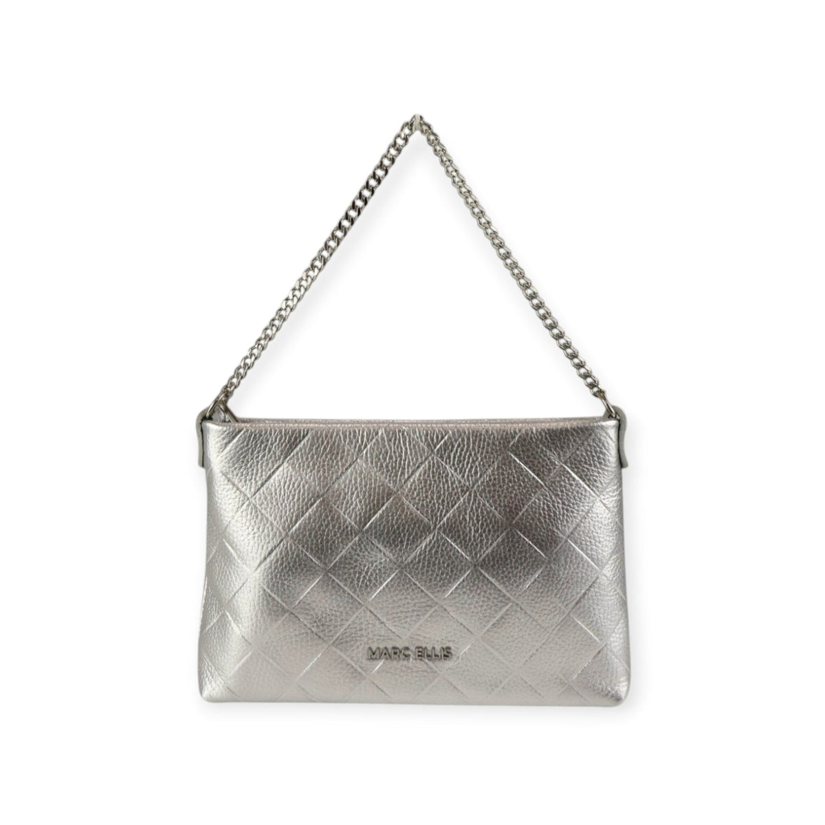 BORSA A TRACOLLA MARLENE ARGENTO