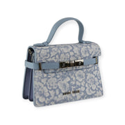 BORSA A MANO AROUND AZZURRA
