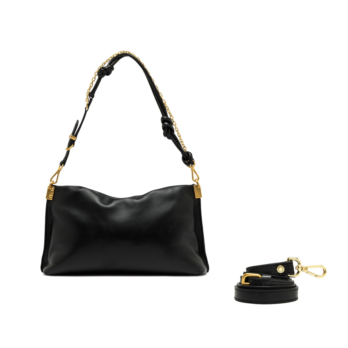 BORSA A SPALLA NERA