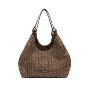 BORSA A MANO MARRONE