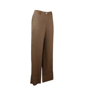 PANTALONE GESSATO VISCHI MARRONE