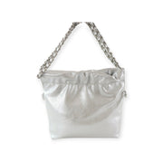 BORSA A SACCHETTO AVA ARGENTO